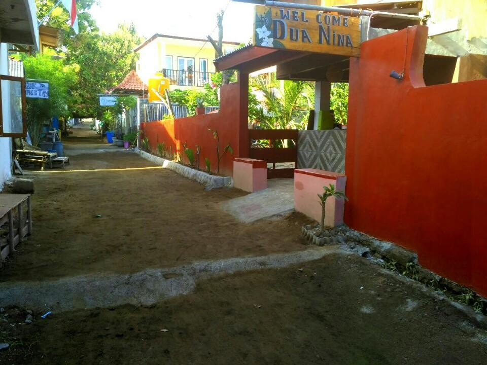 Dua Nina Homestay Gili Trawangan Exterior foto